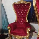 Throne Chair Red