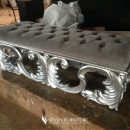 Sofa Bench Ukiran Silver