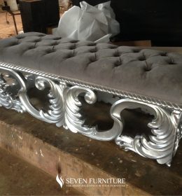 Sofa Bench Ukiran Silver