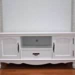 Cabinet Meja TV Minimalis Putih