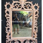 Frame Pigura Cermin Ukiran Klasik Natural
