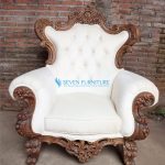 Kursi Sofa Romawi Putih Klasik