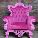 Kursi Sofa Romawi Pink Shabby